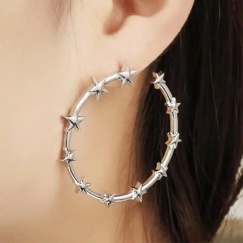 Thời Trang Nữ Bong Tai Vang Bạc Ngoi Sao Khuyen Tai Hinh Học Tron Pentagram đoi Khuyen Tai Vong Phong đại Trang Sức Trang Tri Qua Tặng Hoop Earrings Aliexpress Thời Trang Nữ Bong Tai Vang Bạc Ngoi Sao Khuyen Tai Hinh Học Tron Pentagram đoi Khuyen Tai Vong Phong đại Trang Sức Trang Tri Qua Tặng Hoop Earrings Aliexpress