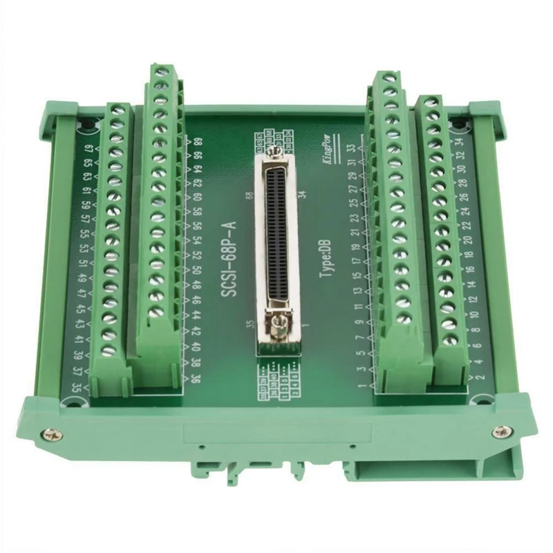 Лучший SCSI68 68-Pin дБ Тип гнездовой разъем коммутационная плата клеммный модуль