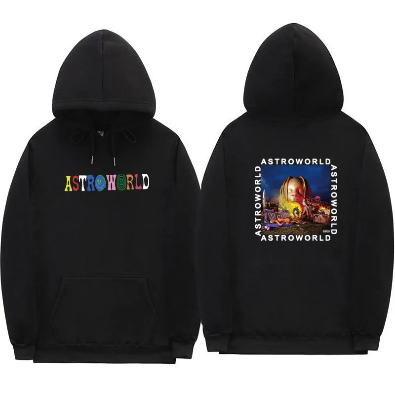 

Astroworld ravis Scotts Men's Winter Thick Cotton Pullover Hooded Harajuku Streetwear Sweatshirts Men's 3D Hoodies