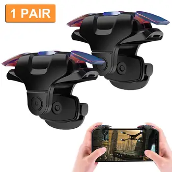 

2PCS Mobile Phone Game Controller Gamepad Trigger Game Fire Button Phone Joystick PUBG Game Pad For IPhone Android Cell Phone