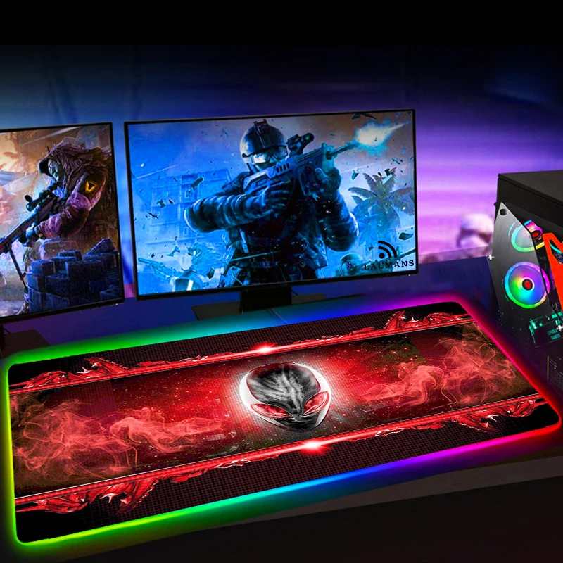お買い得モデル Alienware大型マウスパッド Rgb ゲーミングマウスパッド Pc周辺機器 Mtkboschcar Com