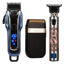

Professional Hair Clipper Rechargeable Electric Shaver Beard Trimmer Shaver Machine For Men Hair Cut Cordless Hair Clipper Set
