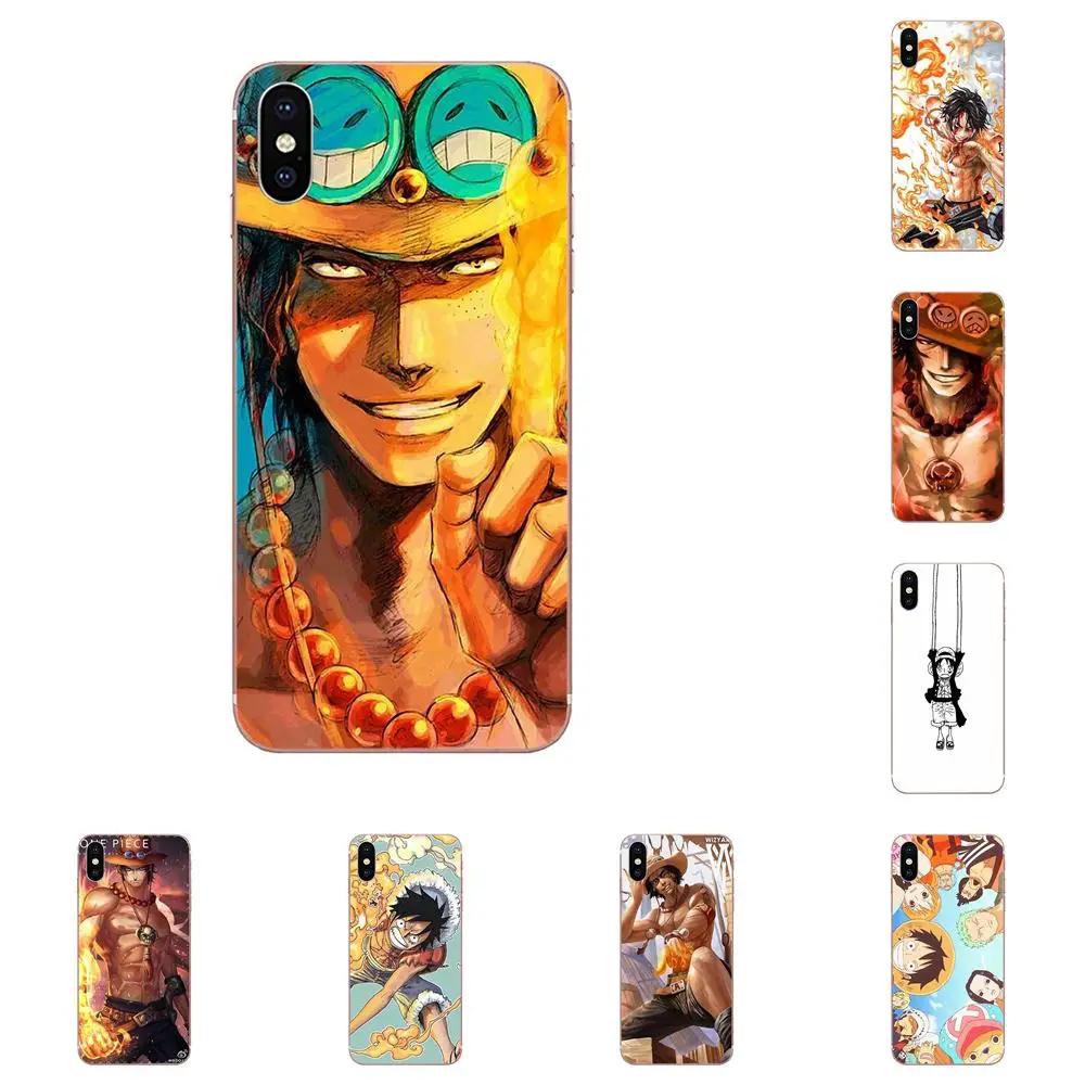 One Piece Portgas D. Ace Back Soft Fashion Phone Case For Galaxy J1 J2 J3 J330 J4 J5 J6 J7 J730 J8 2015 2016 2017 2018 mini Pro | Мобильные