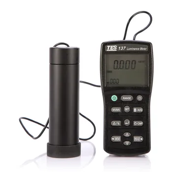 

TES-137 Luminance Meter with Dual Display Original from TaiWan LCD Lightness Tester，Dual Display, 4-Digit LCD.USB Interface.