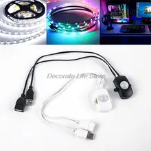 DC 5V/12V/24V USB Body Infrared PIR Motion Sensor Switch Human Motion Sensor Detector Switch For LED Light Strip Automatic
