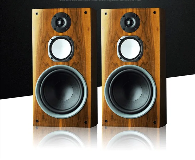 M-009 Hifi книжная полка 10 дюймов колонки Пара домашнего пола аудио 10 дюймов бас пассивный трехполосный