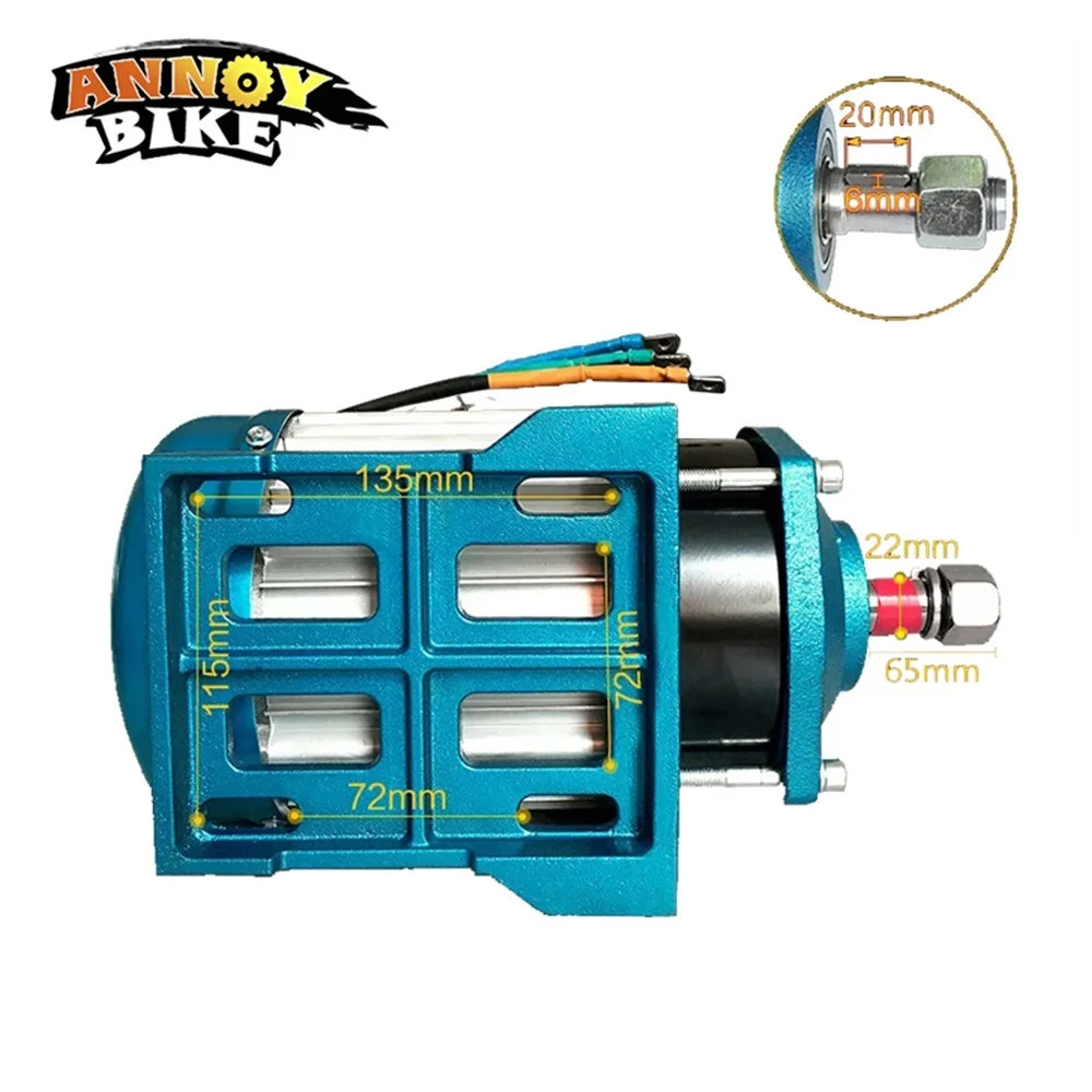 60V3000W трицикл безщеточный Шестерни BLDC hub двигателя постоянного тока e велосипед