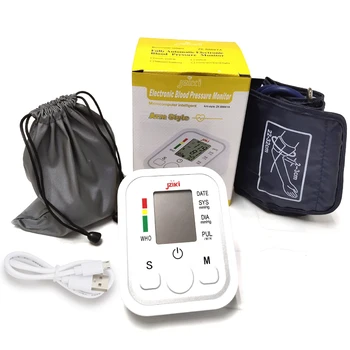 

Automatic LCD Digital Upper Arm Blood Pressure Monitor Heart Beat Rate Pulse Measurement Tonometer Sphygmomanometers Health Care