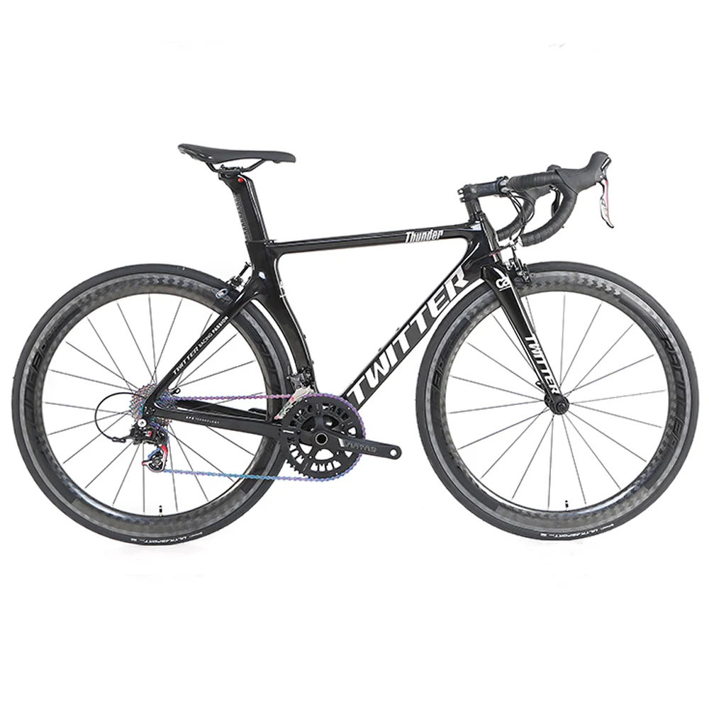 TWITTER Full Carbon Road Bike 22 Speed for 700C Carbon Frame Fork