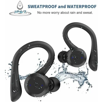 

Sports Wireless Earbuds Bluetooth 5.0 IPX7 Waterproof Sweatproof in Ear Mini Stereo Sound Wireless Earphones Headphones Handfree