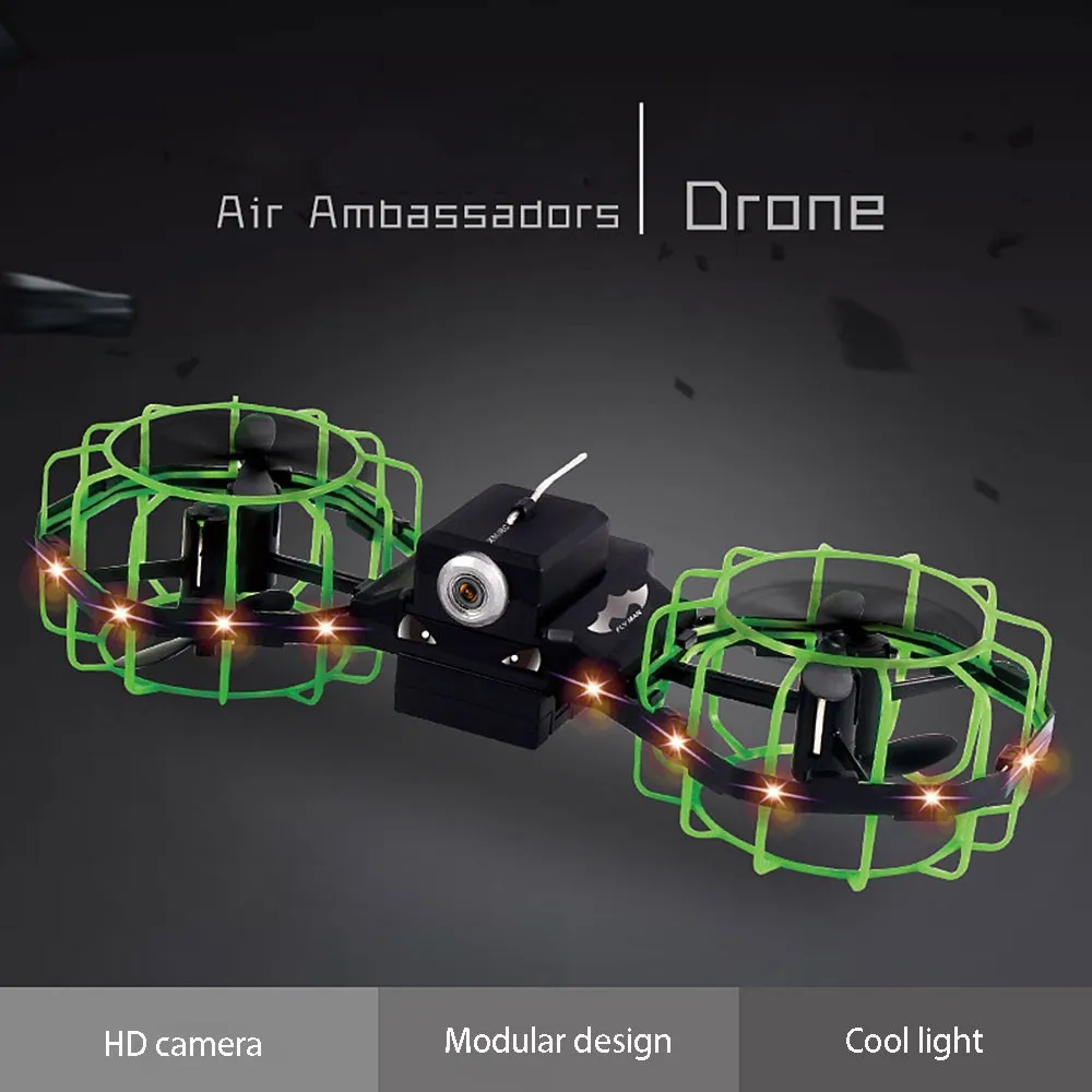 

2019 New Remote Control Quadcopter Realtime HD 720P Video Camera Positioning RC Drone 360 Degree Rotating Airplane