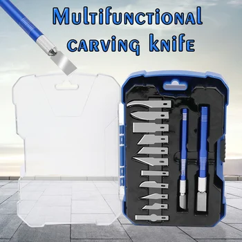 

Wood Carving Chisel Knife Hand Tool Set Woodworkers Gouges for Wood Rubber Fruit Craft Carving HVR88