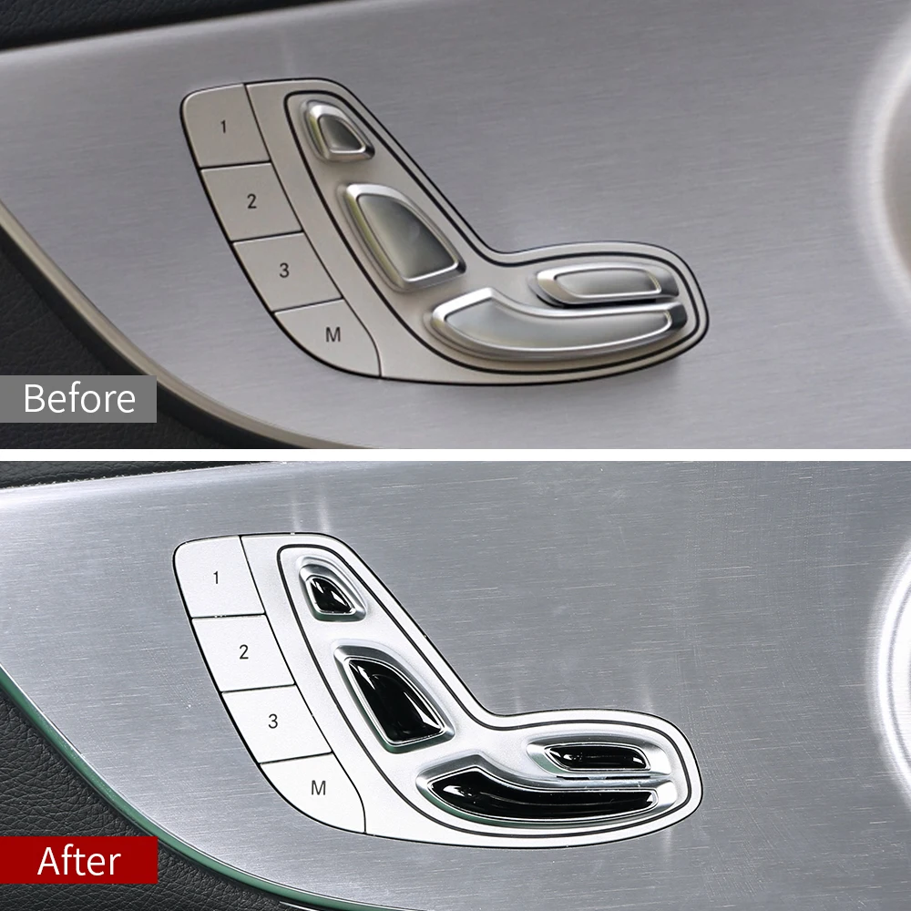 Отделка кнопки сиденья для Mercedes w205 amg coupe/внутренняя отделка c63 mercedes c class