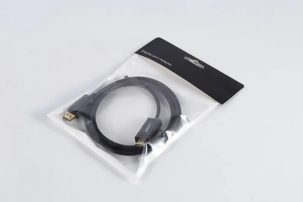 LESHP 4K кабель DP-HDMI разъем «Папа-папа» адаптер портов дисплея 1,8 метров для Macbook для камеры для ТВ Поддержка 4K