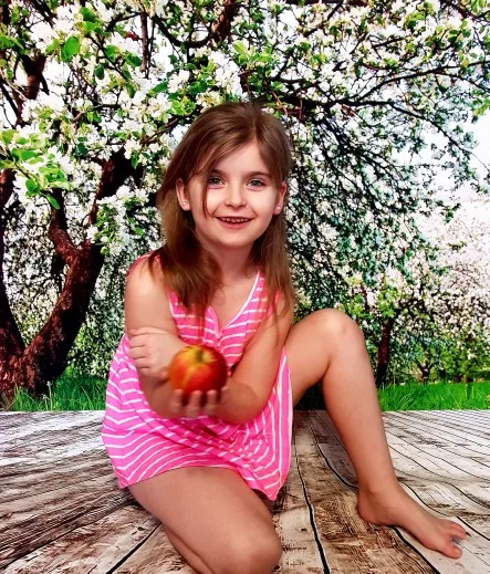Laeacco Flowers Blooming Trees Bokeh Wooden Floor Baby Portrait Photography Backdrops Photo Backgrounds Newborn Photocall Studio photo backdrop photo wallpaper photography auxiliary props