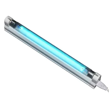 

8W LED Germicidal UV Lamp 110v 220v Ultraviolet Quartz Linear Light Ozone Generator Disinfection Deodorant Bar Tube Hot
