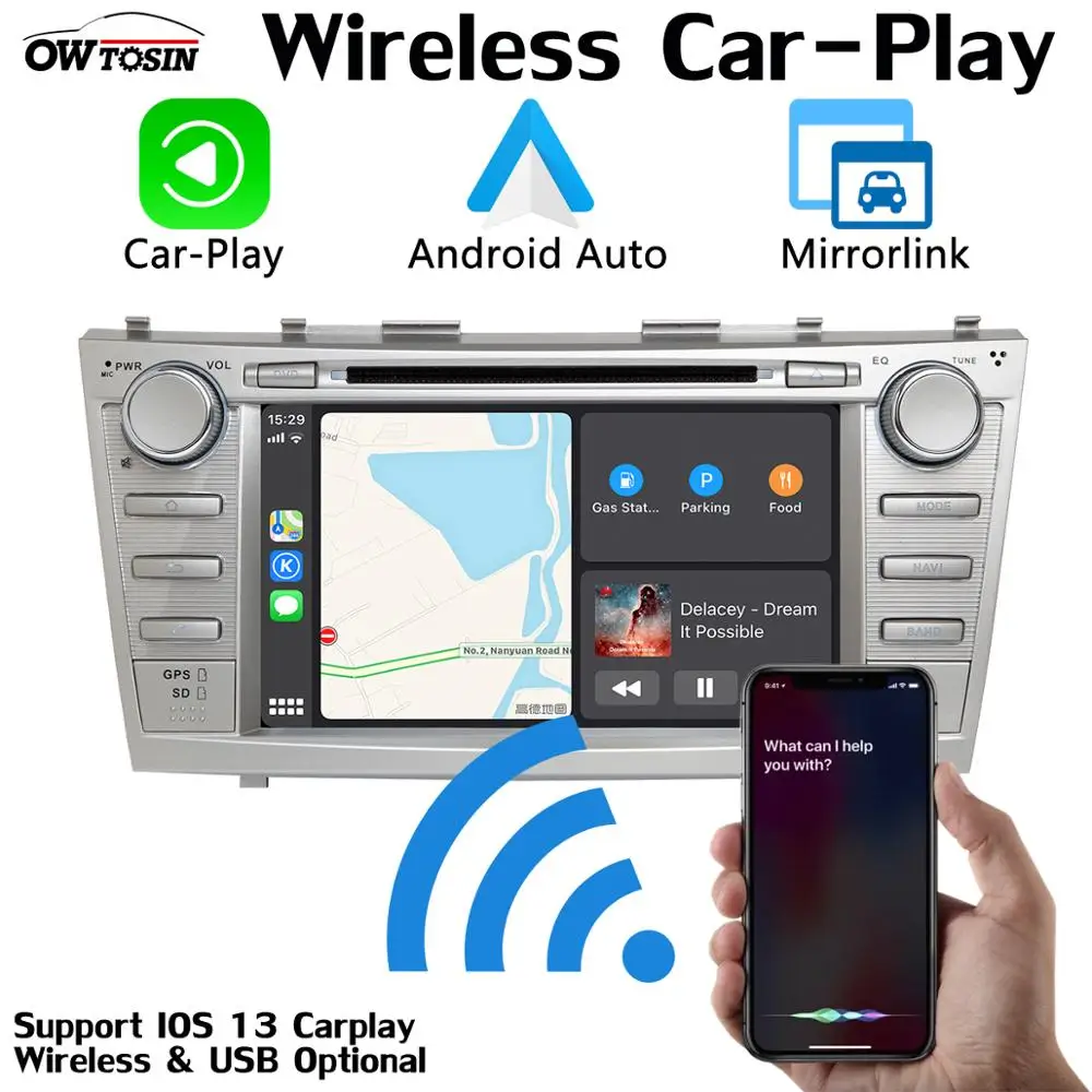 " 8 ядерный 4G+ 64G Android 9,0 PX6 автомобильный dvd-плеер для Toyota Camry 2006-2011 радио gps навигация головное устройство DSP CarPlay Авторадио