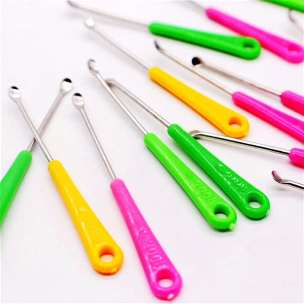 20pcs/set Ear Wax Pickers Metal Ear Picks Wax Removal Curette Remover Cleaner Ear Care Spoon Tool EarPick Facial Beauty Tools