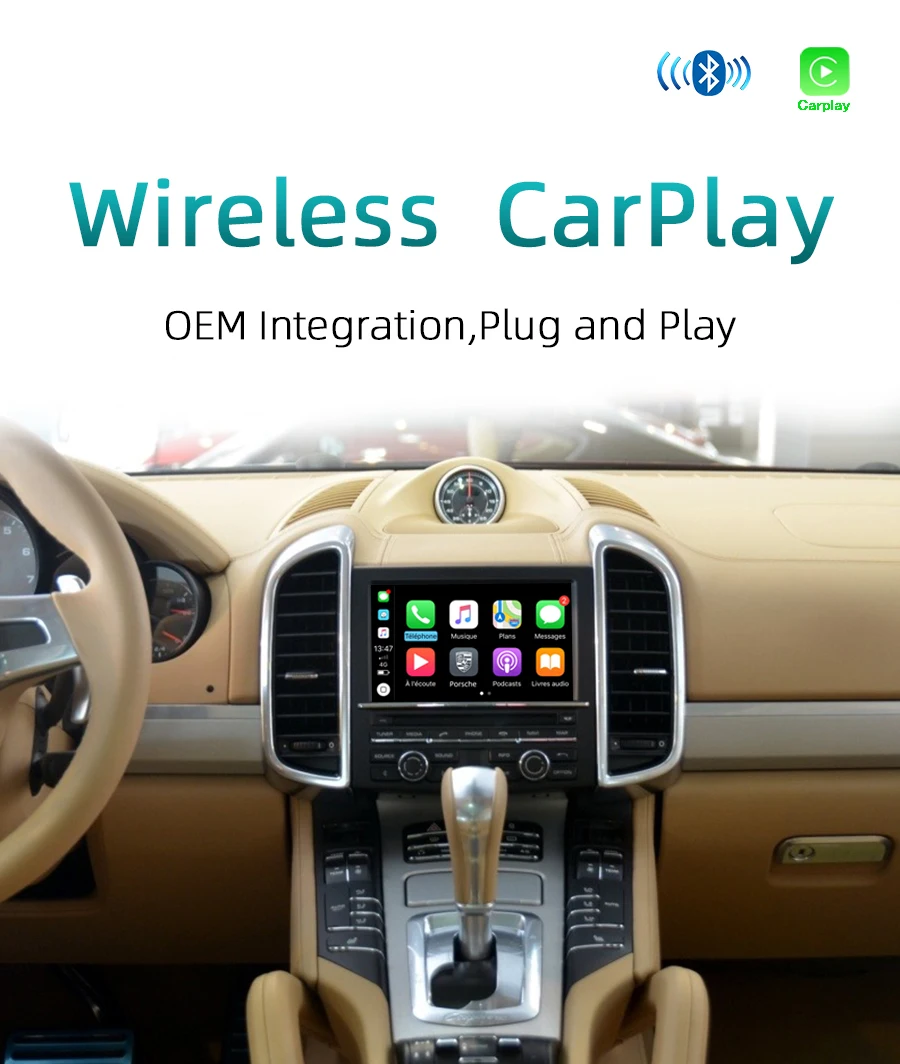 Sinairyu Wifi беспроводной Apple CarPlay для Porsche Cayenne Macan 911 PCM3.1 автомобильный игровой адаптер Android Авто зеркальное отображение для Panamera