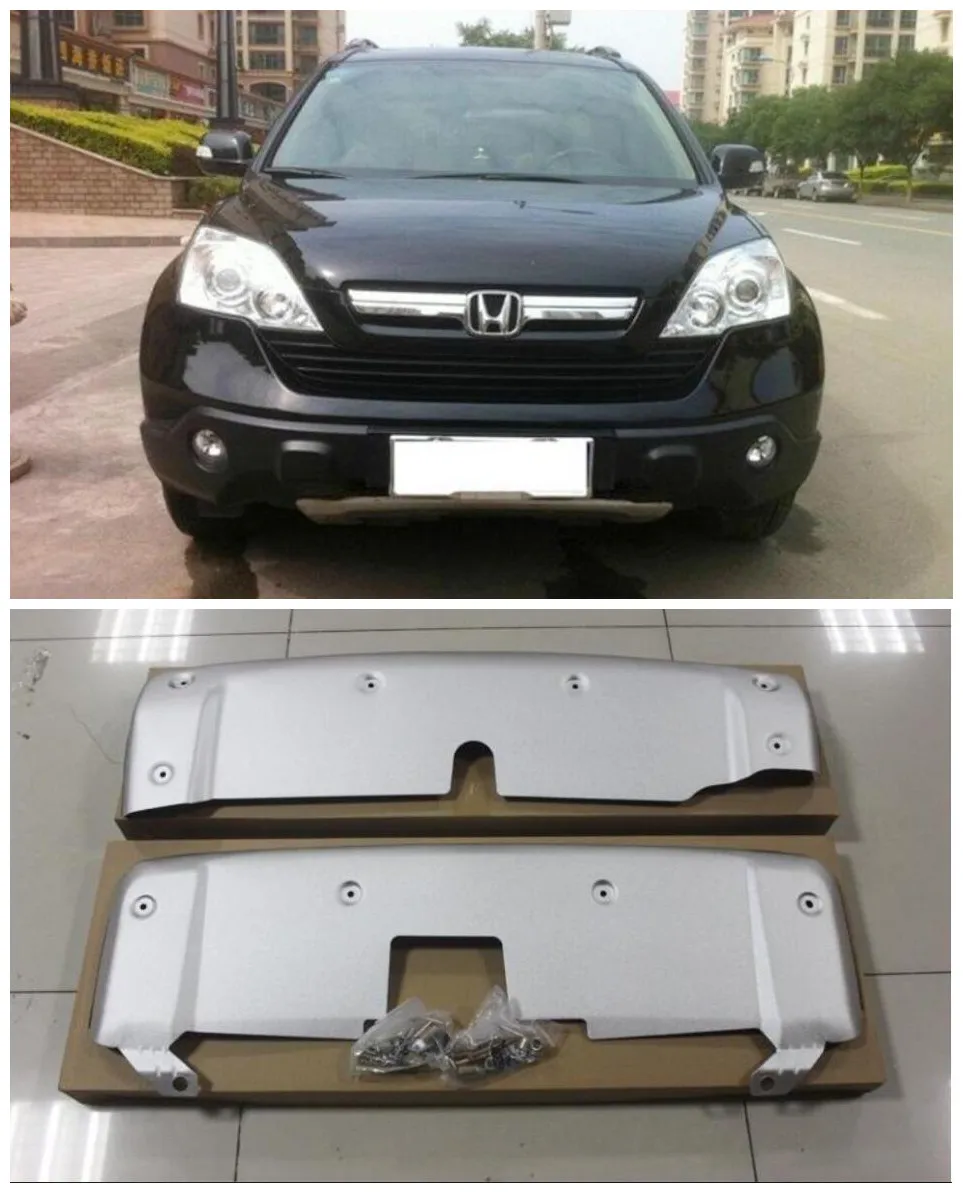 

Stainless steel Car Front Rear Bumper Protector Guard Plate Fits For HONDA CR-V CRV 2007 2008 2009