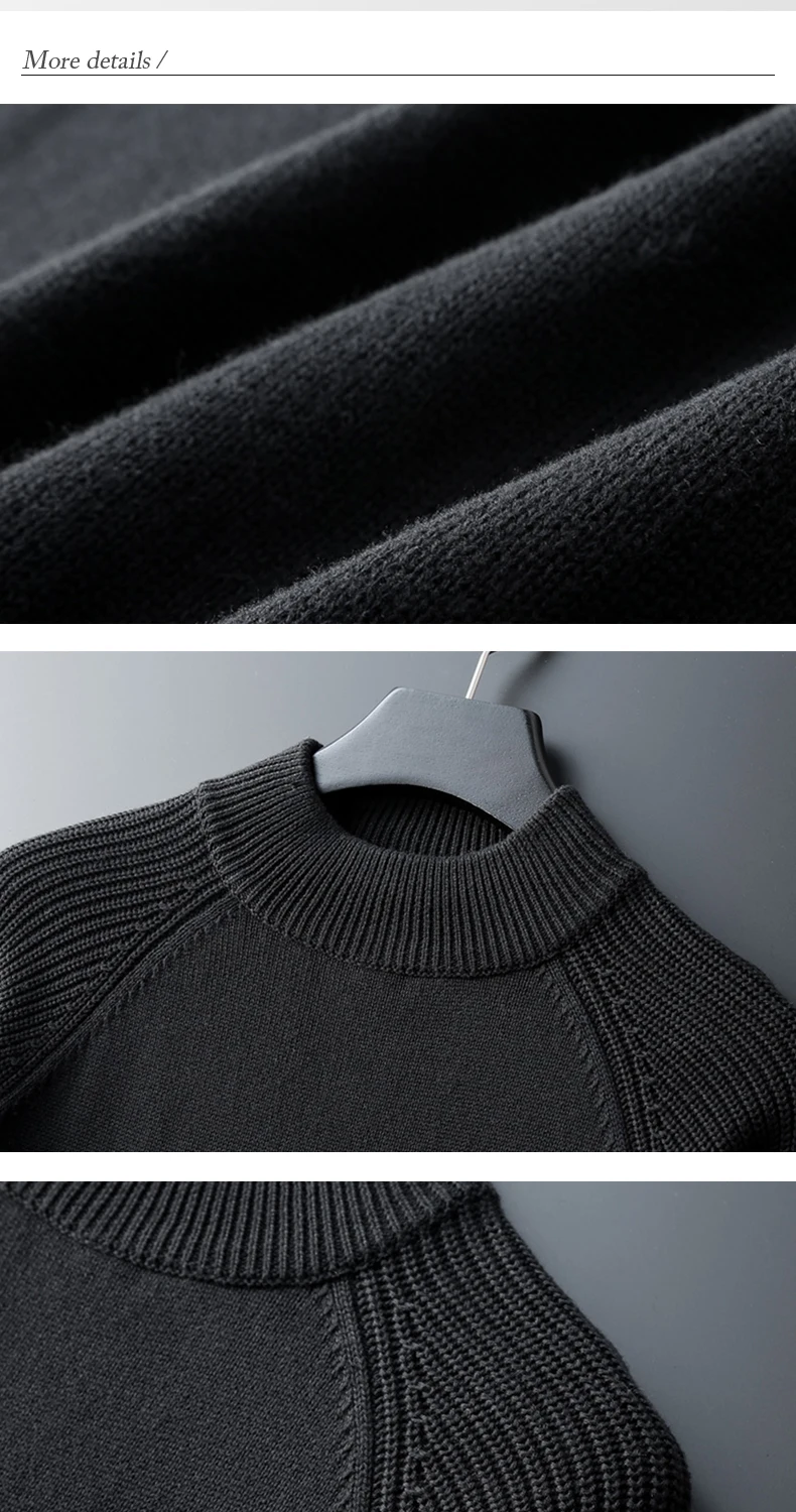 Y& CHIC, осенне-зимний мужской свитер с длинным рукавом, реглан, свитер с круглым вырезом, сплошной цвет, хлопок, пуловер, джемпер
