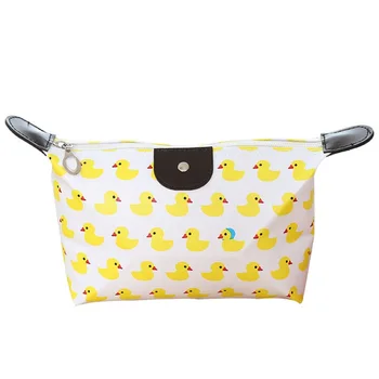 

Handbag travel wash Storage bag Dumpling cosmetic Foldable PU Small objects Contracted present Portable practical waterproof bag