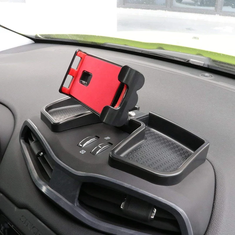 Автомобильный держатель для Jeep Renegade Ipad и Gps, вращение на 360 градусов, с органайзером, регулируемый автомобильный держатель для мобильного телефона, подставка K