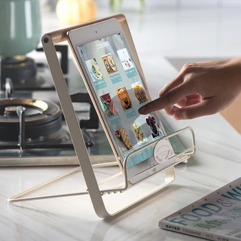 

Portable Mobile Phone Ipad Stand Desktop Folding Storage Rack Document Holder Menu Magazin Reading Book Stand pf102916