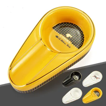 

Ashtray Simple Design Cigarette Ashtrays Pokcet Tobacco Ash Tray Portable Ashtray For COHIBA Cigar Ashtray gift for boyfriend