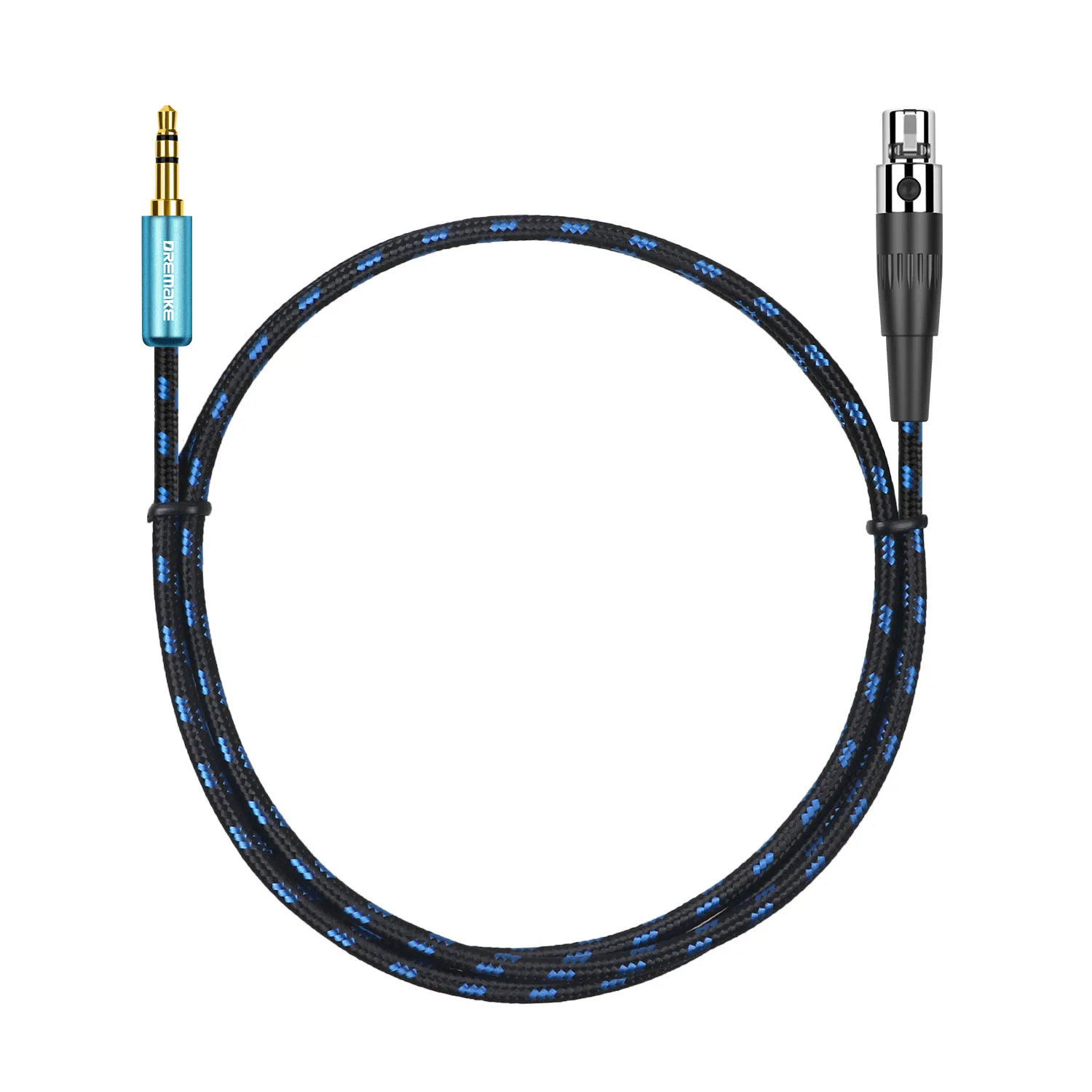 Lot De 2 Adaptateurs Audio XLR Mâle Vers Mini XLR Femelle - Microphone - Argent - 6.5 Cm