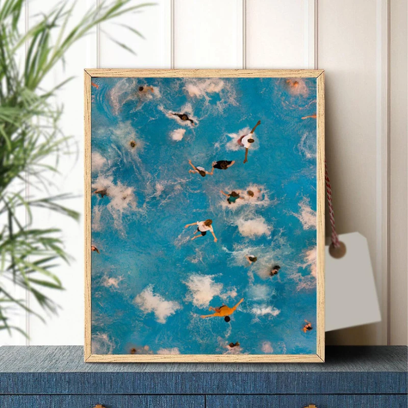Summer-Swimming-Party-Wall-Art-Prints-Nordic-Poster-Swimming-Pool-Aerial-Photography-Canvas-Painting-Picture-Living (2)