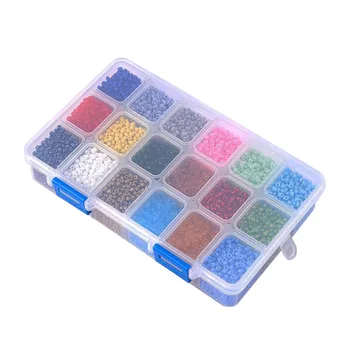 

Home Handwork Glass Beads Accessories Bracelet Jewelry Visual Clothes Decoration Multipurpose Mini DIY Practical 18 Colors