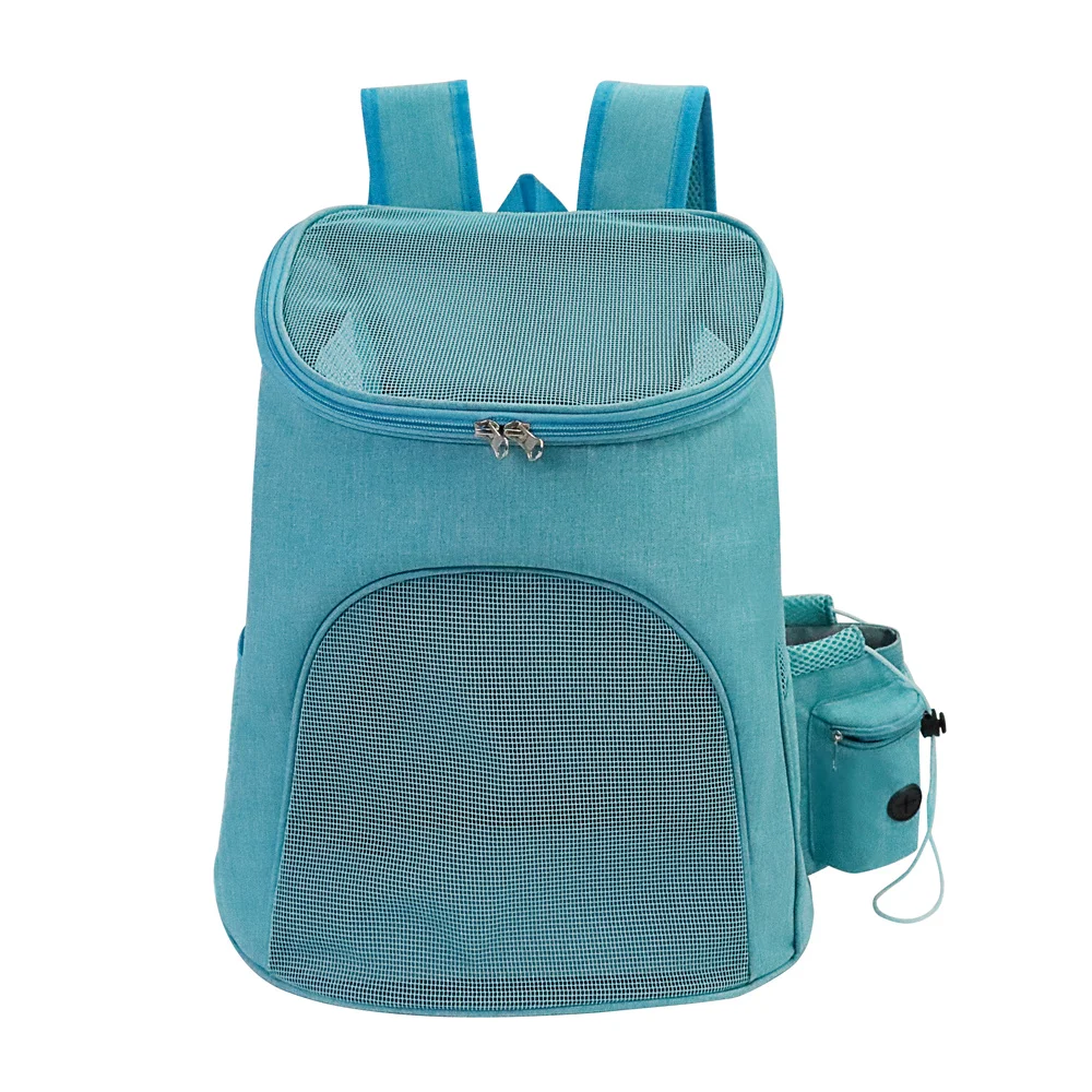 Dog Backpack Carrier, Pet Carrier Bag with Mesh for Small Dogs Cats Puppies, Comfort Cat Backpack Bag Airline Approved for Hikin