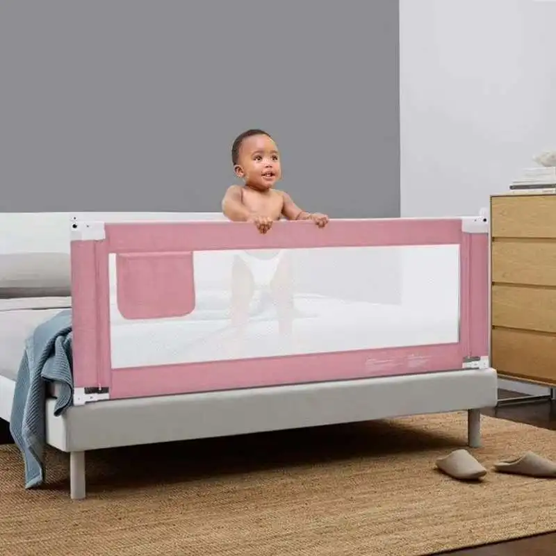 Вертикальное подъемное ограждение для кровати с двумя кнопками защитный кожух