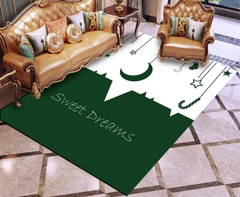 

Sweet Dream Moon Star Rug Carpets For Living Room Bedroom Home Decor Anti-Slip Floor Mat Girls Adults Gifts Carpets