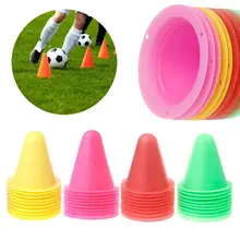 

10 Pcs Skate Marker Cones Roller Football Soccer Training Equipment Marking Cup Marker Cones Slalom Roller skate pile cup