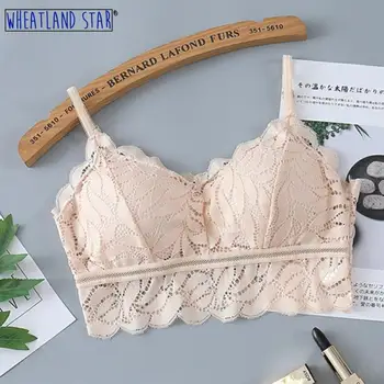

Lace Camisoles Tanks Woman Summer Wire Free Removable Cup Camisoles Lingerie Feminina Sexy Intimates 2020 Underwear & Sleepwears