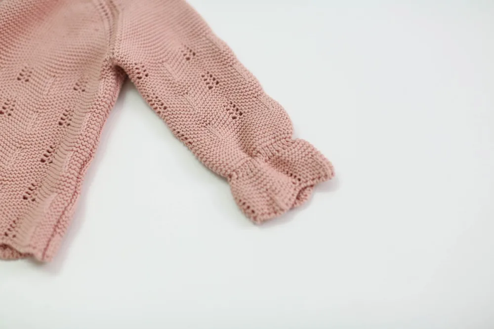 Комплект одежды для малышей; красивый вязаный свитер белого и розового цвета для малышей; топы+ шорты