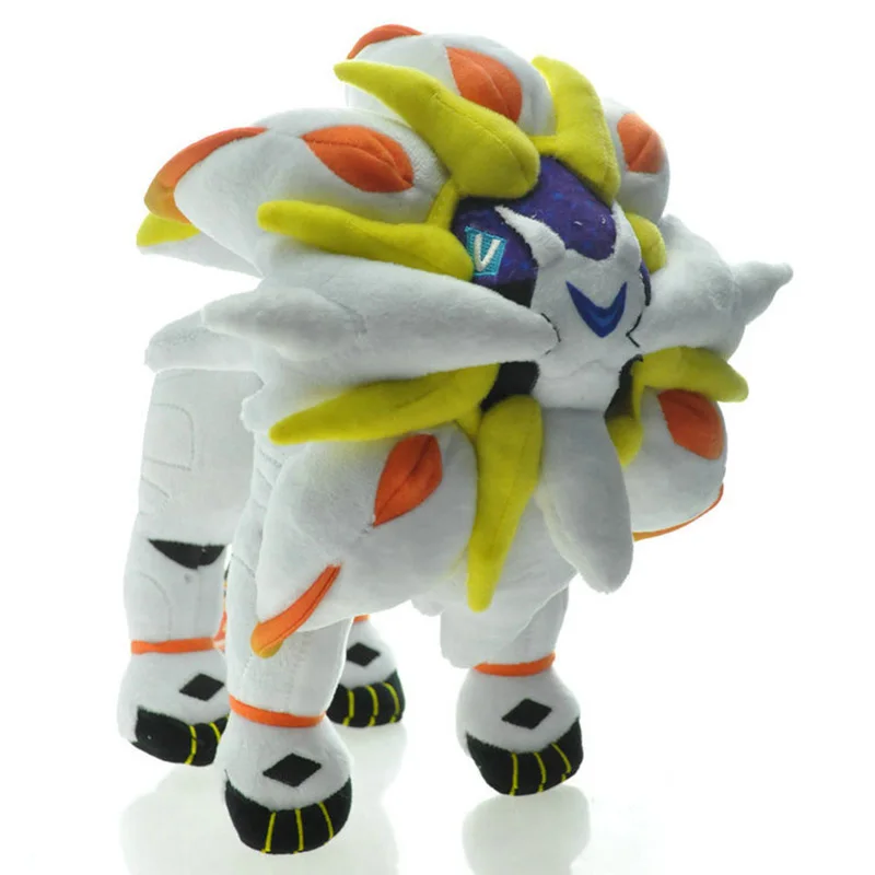 Solgaleo куклы животных, 25 см мультфильм плюшевые игрушки, высокое качество Мягкий PP Хлопок Дети День рождения Рождественский подарок для детей