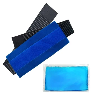 

Reusable Hot and Cold Ice Packs for Injuries, Joint Pain, Muscle Soreness and Body Inflammation Adjustable Gel Wrap
