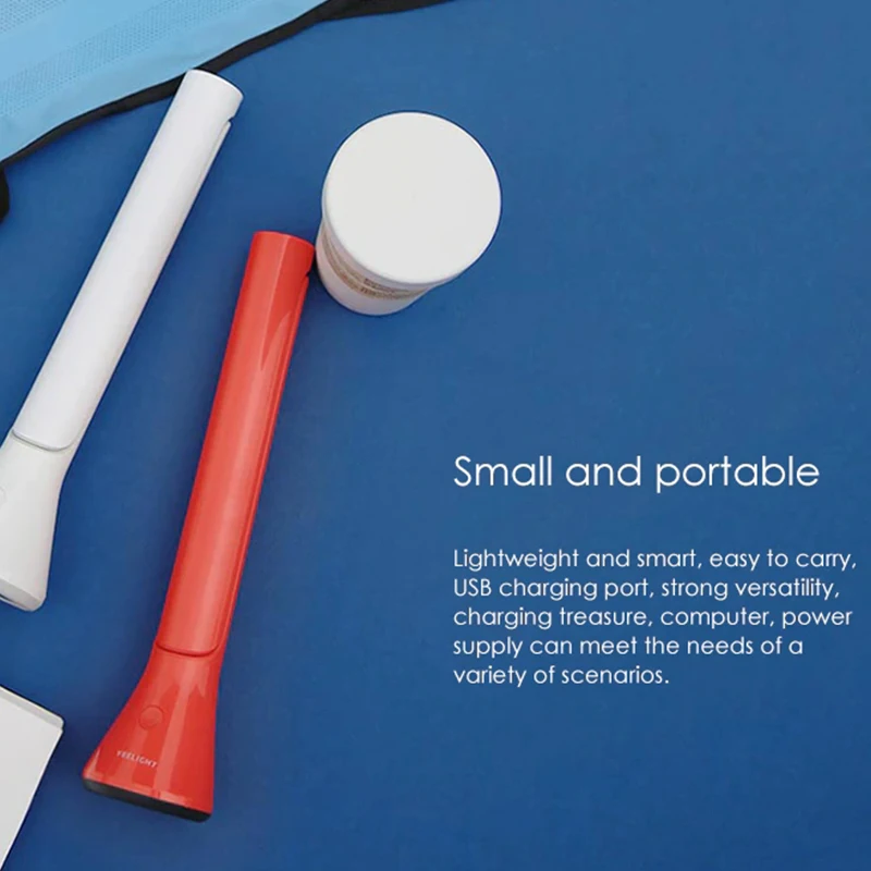 Складная USB Светодиодная лампа Xiaomi Mijia Yeelight настольная портативная маленькая