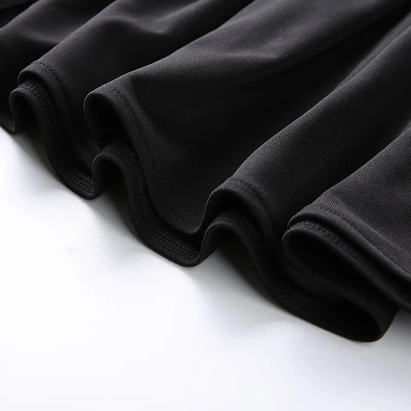 UIDEAZONE Готическая вышивка женские плиссированные юбки черные панк готические трапециевидные сексуальные женские юбки Хэллоуин уличная