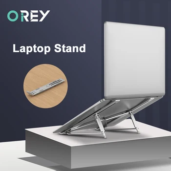 

Portable Laptop Stand Adjustable Support Foldable Base Notebook Holder For Macbook Pro Air Lapdesk Table Book Cooling Stand Desk