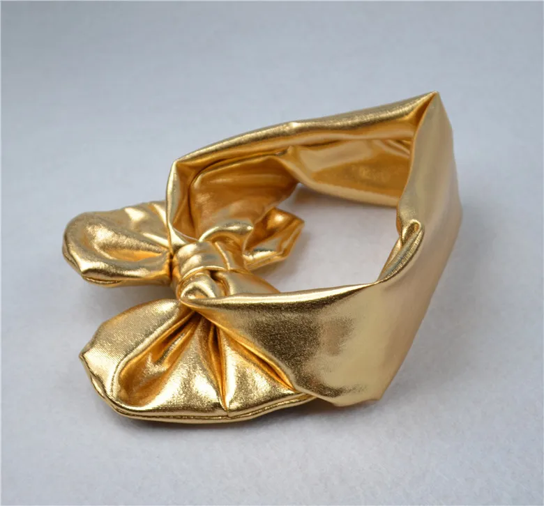 Детская бронзовая металлическая расцветка, большой бант, детская лента для волос, аксессуары для волос, новые товары в Европе и Америке, головной убор