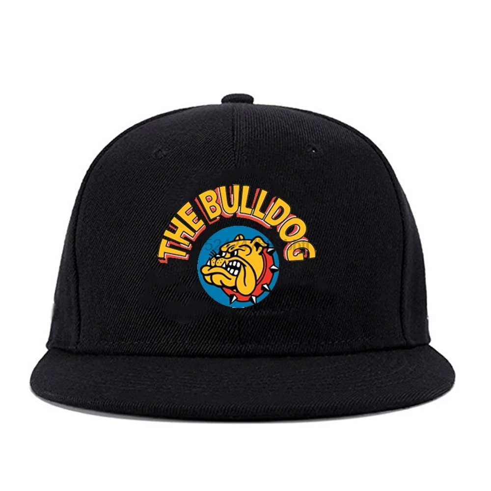 Trendy The Bulldog Logo Street Dance Hat Hip Hop Cap Unisex Summer Fashion