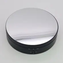 3 geschwindigkeiten Elektrische Rotierenden Display-ständer Spiegel Plattenspieler Schmuck Halter Batterie/USB Power