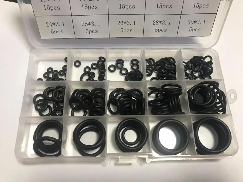 0pcs Rubber Nbr O Ring O Ring Washer Seals Watertightness Assortment Different Size With Plactic Box Kit Set Aliexpress 0pcs Rubber Nbr O Ring O Ring Washer Seals Watertightness Assortment Different Size With Plactic Box Kit Set Aliexpress