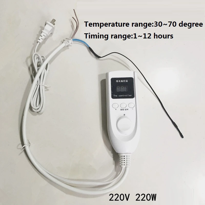 220 В микро-компьютер регулятор времени электрическое одеяло подогрев пола порода переключатель температуры теплицы электронный термостат