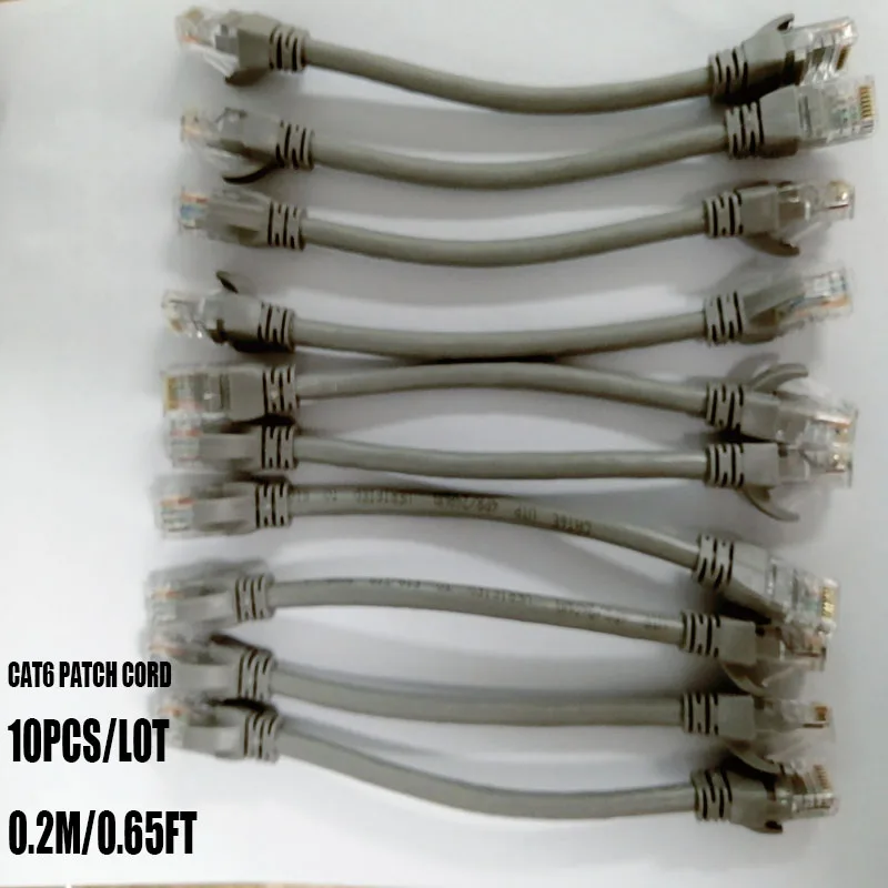10 шт./лот 0 5 фута 65 1 Лидер продаж CAT6 UTP круглый кабель Ethernet кабели Сетевой провод RJ45