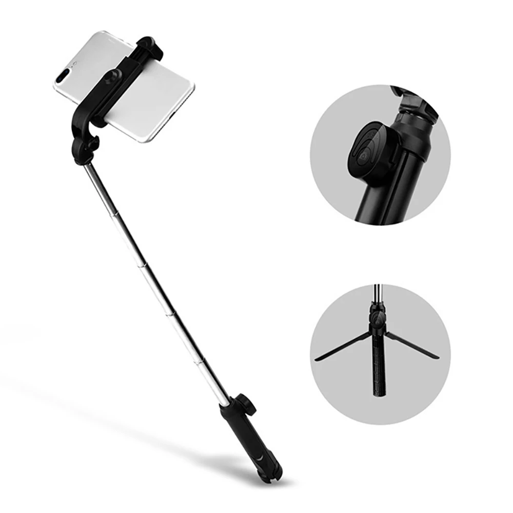 VTIN XV920 3 in 1 Wireless Bluetooth Selfie Stick Mini Selfie Tripod with Remote Control For iPhone Huawei P20 Portable Monopod (10)